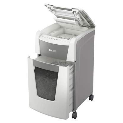Artikelbild 5 für AKTION: LEITZ IQ Autofeed Small Office 300 Aktenvernichter mit Partikelschnitt P-4, 4 x 26 mm, bis 300 Blatt, weiß mit 75 Euro CashBack, Artikelnummer 267324