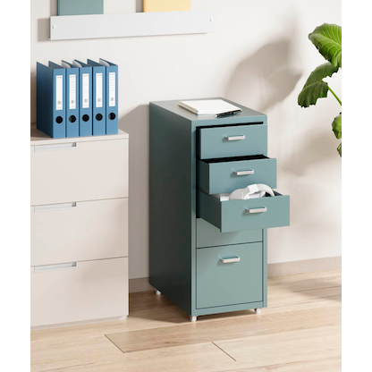 Artikelbild 3 für FlexiSpot Rollcontainer graublau 5 Auszüge 28,0 x 41,0 x 69,0 cm, Artikelnummer 656498