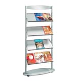 Artikelbild 1 für Kerkmann Prospektregal Sirius silber DIN A4, Artikelnummer 681866