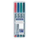 Artikelbild 1 für STAEDTLER Lumocolor Folienstifte-Set farbsortiert non-permanent 4 St., Artikelnummer 147512