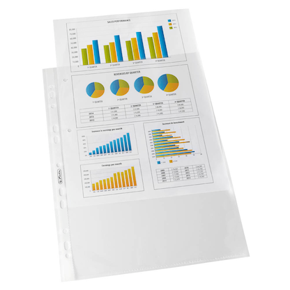 Artikelbild 4 für 100 herlitz Prospekthüllen DIN A4 glasklar glatt 0,05 mm, Artikelnummer 402212