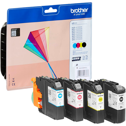 Artikelbild 3 für brother LC-223BK/C/M/Y schwarz, cyan, magenta, gelb Druckerpatronen, 4er-Set, Artikelnummer 203099