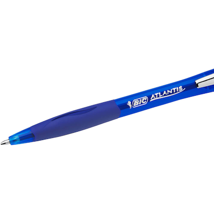 Artikelbild 3 für BIC Kugelschreiber ATLANTIS Soft blau/transparent, Schreibfarbe: blau, 1 St., Artikelnummer 439398