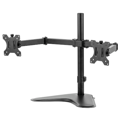 Artikelbild 6 für Fellowes Monitor-Halterung Seasa 8043701 schwarz für 2 Monitore, Tischständer, Artikelnummer 703502