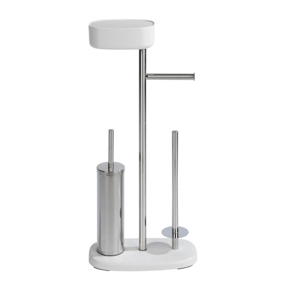 Artikelbild 3 für WENKO WC-Garnitur Rivazza weiß Metall, Artikelnummer 814232