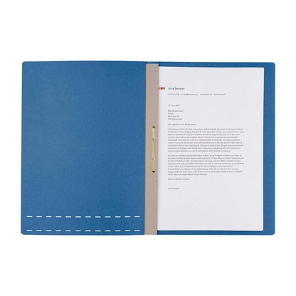 Artikelbild 2 für ELBA Pendelhefter Karton blau 1 x Amtsheftung, Artikelnummer 332678