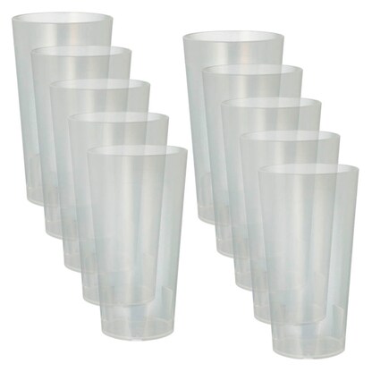 Artikelbild für 10 STARPAK Mehrweg-Trinkbecher 0,4 l, Artikelnummer 890717