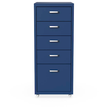 Artikelbild 4 für FlexiSpot Rollcontainer blau 5 Auszüge 28,0 x 41,0 x 69,0 cm, Artikelnummer 656536