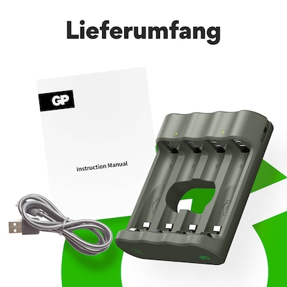Artikelbild 6 für GP DE B441 USB-Akku-Ladegerät, Artikelnummer 723401