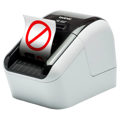 Artikelbild 2 für brother QL-800 Etikettendrucker weiß, schwarz, Artikelnummer 350020