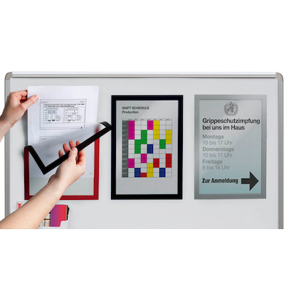 Artikelbild 4 für DURABLE Magnetrahmen DURAFRAME® MAGNETIC A4 rot A4, 5 St., Artikelnummer 612960