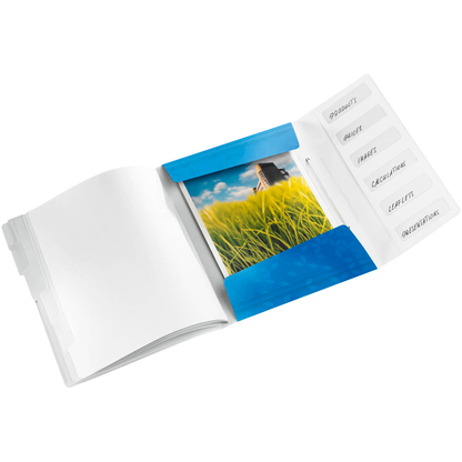 Artikelbild 2 für AKTION: LEITZ Ordnungsmappe WOW 4633 6 Fächer blau mit Prämie nach Registrierung, Artikelnummer 400299