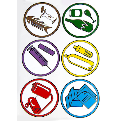 Artikelbild 5 für ADB Mülltrenner 3x 120,0 l lichtgrau, Artikelnummer 354504