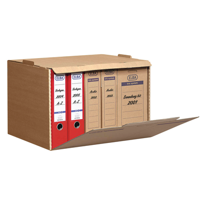 Artikelbild 2 für 5 ELBA Archivcontainer tric system braun 51,0 x 36,0 x 33,0 cm, Artikelnummer 748582
