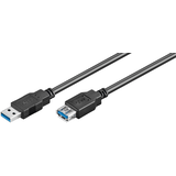 Artikelbild 1 für goobay USB 3.0 A Kabel 1,8 m schwarz, 1 St., Artikelnummer 502765