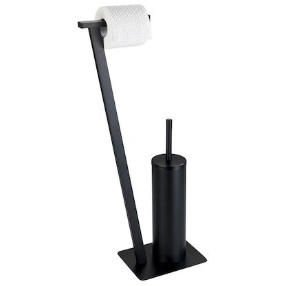 Artikelbild 13 für WENKO WC-Garnitur Lirio schwarz Metall, Artikelnummer 285532