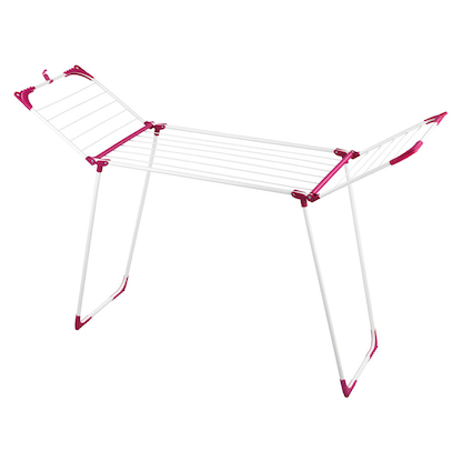 Artikelbild für WENKO Wäscheständer Summer Dry weiß, rosa, Artikelnummer 531835