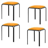 Artikelbild 1 für 4 meet powered by PAPERFLOW Hocker BISTRO TBBISX4SC.20 safran Kunstleder, Artikelnummer 230088