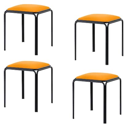 Artikelbild 9 für 4 meet powered by PAPERFLOW Hocker BISTRO TBBISX4SC.20 safran Kunstleder, Artikelnummer 230088