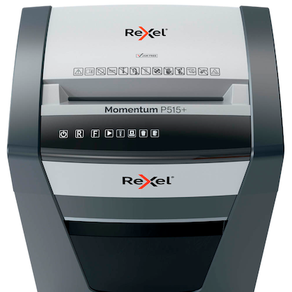Artikelbild 14 für Rexel P515+ Aktenvernichter mit Partikelschnitt P-5, 2 x 15 mm, bis 15 Blatt, grau, Artikelnummer 255699