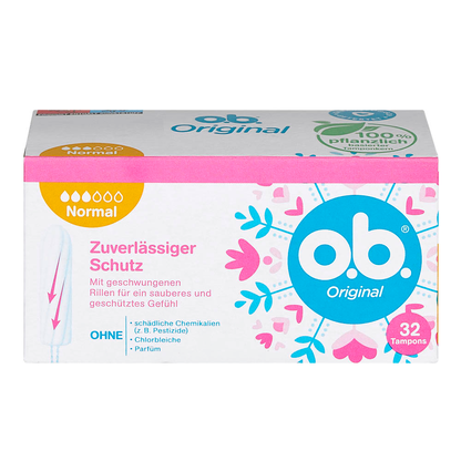 Artikelbild 2 für o.b. Tampons Original Normal für mittlere/stärkere Periode, 32 St., Artikelnummer 921977