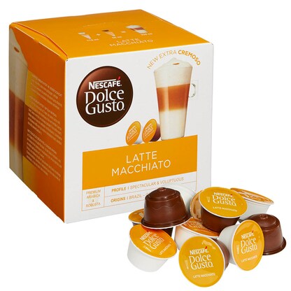 Artikelbild 14 für NESCAFÉ DOLCE GUSTO® LATTE MACCHIATO Kaffeekapseln, Arabicabohnen 8 Portionen, Artikelnummer 308137
