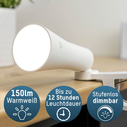 Artikelbild 3 für ANSMANN 3in1 Tischlampe weiß, Artikelnummer 105949