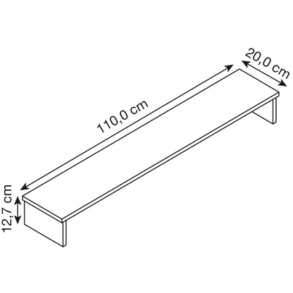 Artikelbild 2 für MÖBELPARTNER Monitorständer Smash anthrazit, Artikelnummer 254948