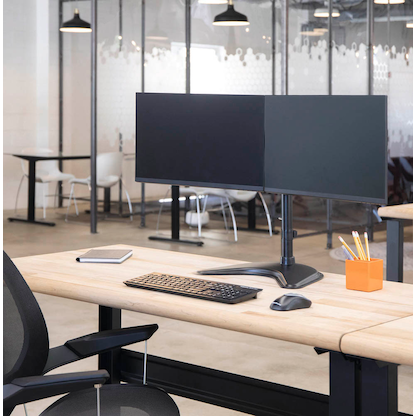 Artikelbild 8 für Fellowes Monitor-Halterung Seasa 8043701 schwarz für 2 Monitore, Tischständer, Artikelnummer 703502