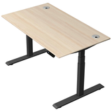 Artikelbild 1 für Kerkmann Move 2 Plus elektrisch höhenverstellbarer Schreibtisch ahorn rechteckig, T-Fuß-Gestell anthrazit 140,0 x 80,0 cm, Artikelnummer 519866