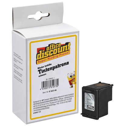 Artikelbild 23 für office discount schwarz Druckerpatrone kompatibel zu HP 338 (C8765E), Artikelnummer 975672