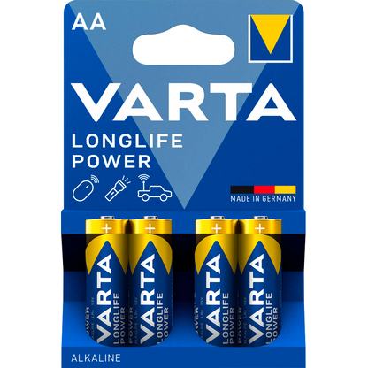 Artikelbild 3 für 4 VARTA Batterien LONGLIFE Power Mignon AA 1,5 V, Artikelnummer 743583