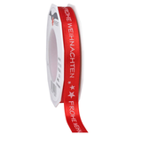 Artikelbild 1 für PRÄSENT Geschenkband Satin Babel matt rot 15,0 mm x 20,0 m, Artikelnummer 537302