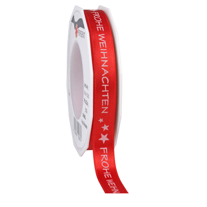Artikelbild für PRÄSENT Geschenkband Satin Babel matt rot 15,0 mm x 20,0 m, Artikelnummer 537302