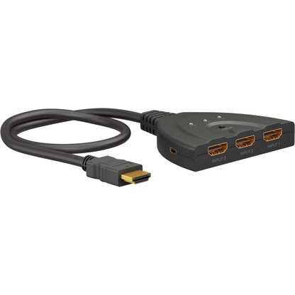 Artikelbild für goobay HDMI™-Umschaltbox 3 auf 1 (4K @ 60 Hz) HDMI-Switch, Artikelnummer 993541