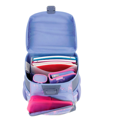 Artikelbild 3 für herlitz Schulranzen-Set Loop Plus Butterfly Paradise Kunstfaser lila, Artikelnummer 271373