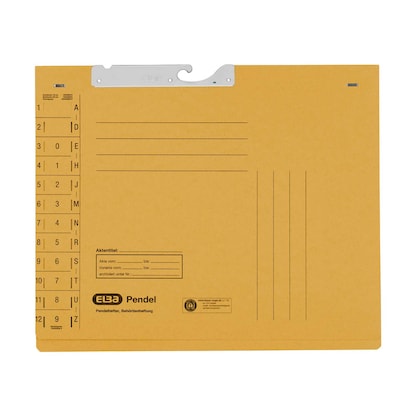 Artikelbild 4 für ELBA Pendelhefter Karton gelb 1 x Amtsheftung, Artikelnummer 332803