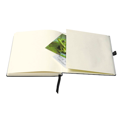 Artikelbild 5 für BRUNNEN Notizbuch KOMPAGNON ca. DIN A5 kariert, schwarz Hardcover 192, davon 16 zum Heraustrennen Seiten, Artikelnummer 457606