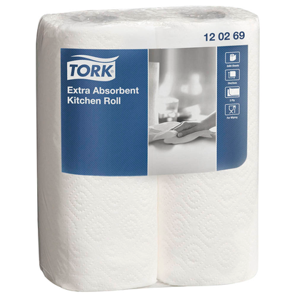 Artikelbild 2 für TORK Küchenrollen 2-lagig, 24 Rollen, Artikelnummer 454912