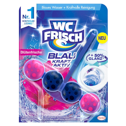 Artikelbild für WC FRISCH BLAU KRAFT AKTIV WC-Duftspüler Blütenfrische, 1 St., Artikelnummer 161842