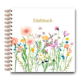 Artikelbild 1 für LUMA Gästebuch Wildblumen ca. DIN A5 blanko, Hardcover 100 Seiten, Artikelnummer 114617