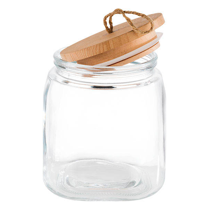 Artikelbild 3 für APS Vorratsdosen WOODY 17,0 cm hoch transparent 2,0 l, 1 St., Artikelnummer 199249