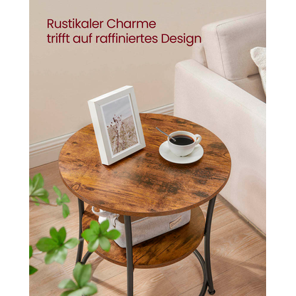 Artikelbild 6 für VASAGLE Beistelltisch braun 55,0 x 55,0 x 55,0 cm, Artikelnummer 291999