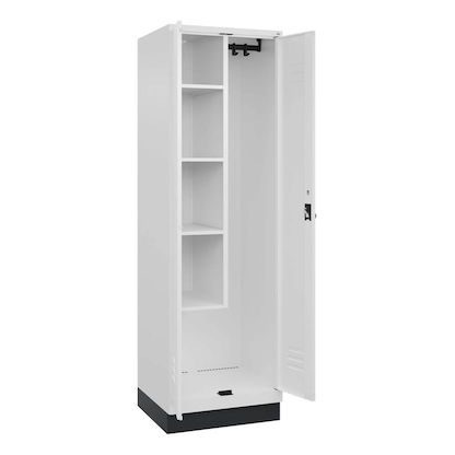 Artikelbild für CP Putzmittelschrank Classic PLUS 080120-00 S10014 verkehrsweiß 60,0 x 50,0 x 195,0 cm, aufgebaut, Artikelnummer 317857