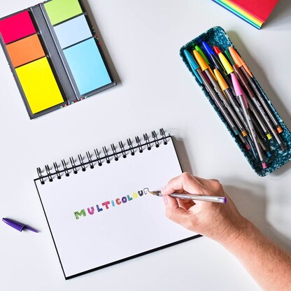 Artikelbild 4 für BIC Kugelschreiber CRISTAL MULTICO transparent, Schreibfarbe: farbsortiert, 10 St., Artikelnummer 500324