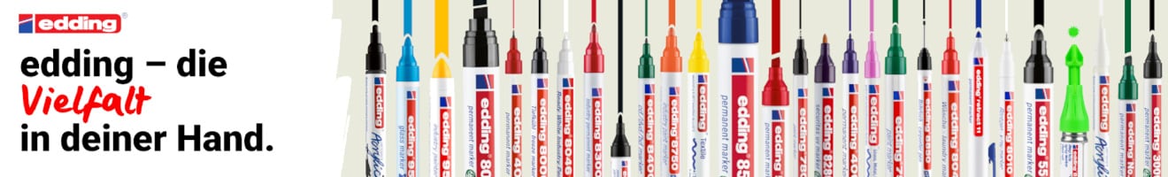 Banner in der Kategorie Edding Markenshop