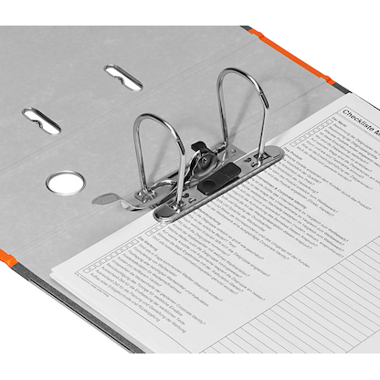 Artikelbild 7 für AKTION: 10 LEITZ 1080 Ordner orange marmoriert Karton 8,0 cm DIN A4, Artikelnummer 653786
