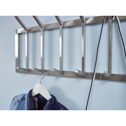 Artikelbild 7 für WOHNLING Wandgarderobe WL6.443 silber Metall 10 Haken 65,0 x 30,0 cm, Artikelnummer 910081