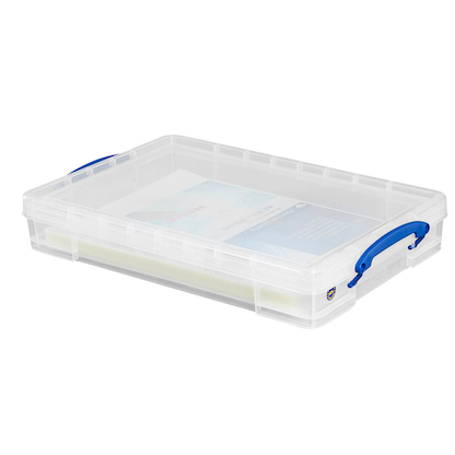 Artikelbild 4 für Really Useful Box Aufbewahrungsbox 10,0 l transparent 34,0 x 52,0 x 8,5 cm, Artikelnummer 575872