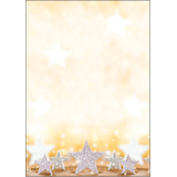 Artikelbild 1 für SIGEL Weihnachtsbriefpapier Glitter Star Motiv DIN A4 90 g/qm 100 Blatt, Artikelnummer 322339